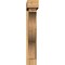Ekena Millwork Funston Block Rough Sawn Bracket w/ Offset Brace, Western Red Cedar, 6"W x 28"D x 36"H BKT0604X28X36FST05RWR - alternate 4